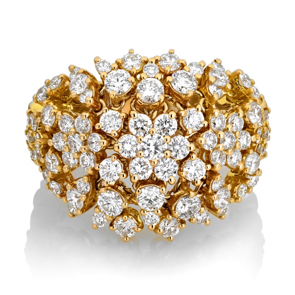 Joias . ZYDO - Maravilhoso Anel (Marca: ZYDO - Flexible Cocktail Ring with Round ...