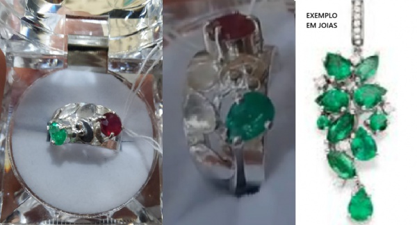 Joias . COLAR EM PRATA 950 COM ZIRCONIA ROSA - BÉLISSIMO COLAR foto 1