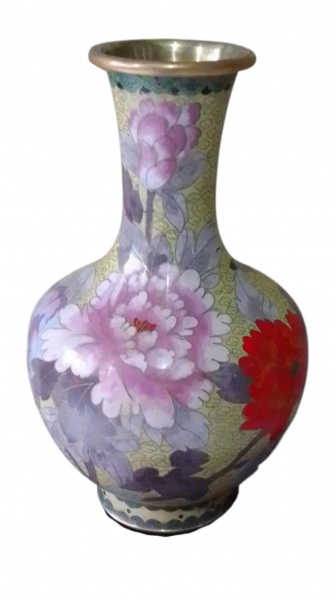 Joias . Antigo cloisonne todo em bronze maciço e diferente desi foto 7