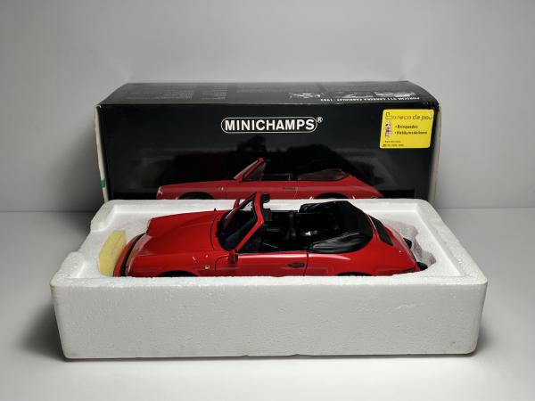 1983 Porsche 911 Carrera Cabriolet Vermelho - Minichamp