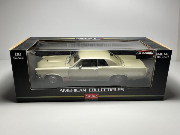 Sun Star 1965 Pontiac GTO ジャンク品パーツ欠品 1965 Pontiac GTO Champanhe American Collectibles - Sun
