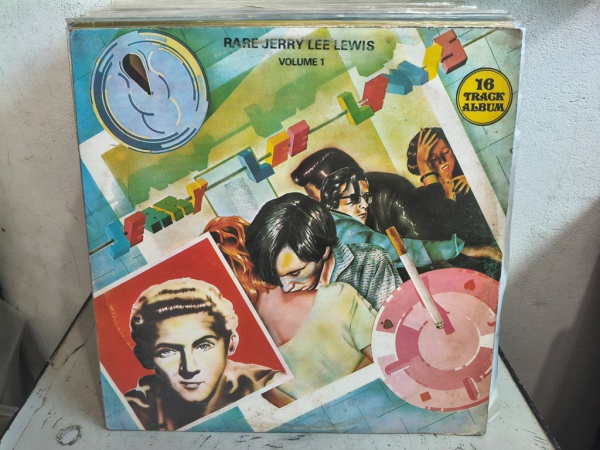 Lote 9 LP Rare Jerry Lee Lewis. Capa e disco VG+, sem encarte Valor atual: R$ 20,00