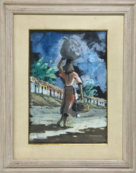 Arte . AM000, ÁRPÁD ROMEK, óleo sobre tela, composição, medida foto 8