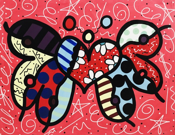 Arte . AM000, RUBEM VALENTIM, acrílica sobre tela, "Emblem foto 6