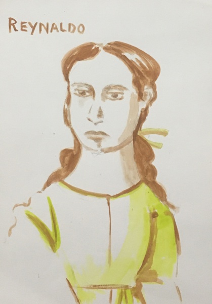 Arte . AM058, GUERINO GROSSO, óleo sobre tela, representando v foto 4