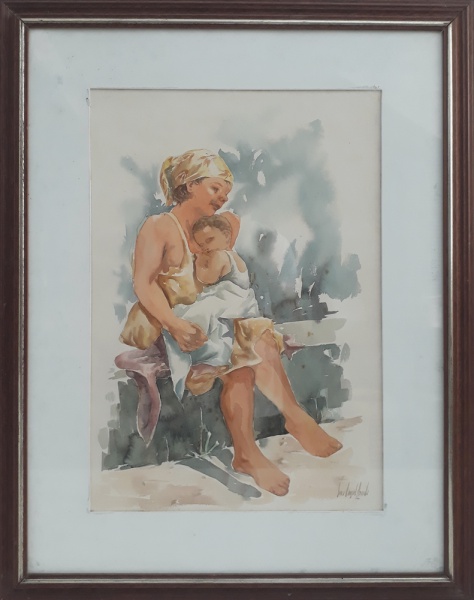 Arte . AM000, LEOPOLDO GOTUZZO, óleo sobre tela, representando foto 4