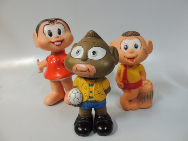 Joias . ANTIGO TRIO DE PERSONAGENS LISTADOS NOS CATALOGOS DA ESTRELA DE 78/79 - ...