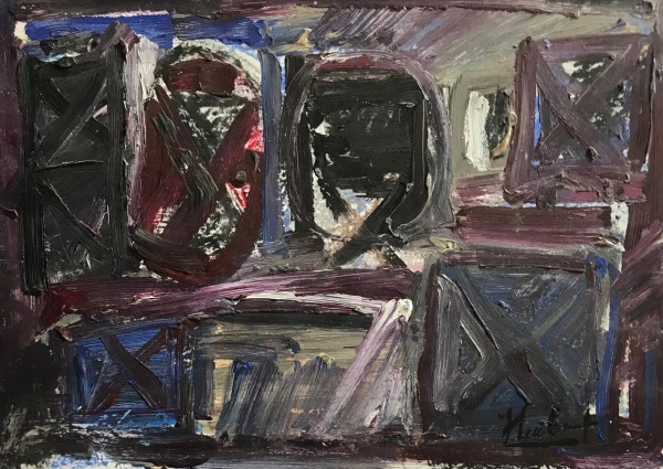 Arte . Sansão Pereira - Marinha - Óleo sobre Juta Med;110x70cm foto 8