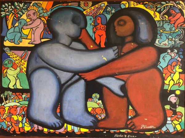 Arte . Raimundo Colares - Guache S/Cartão DT 66- Med:73x66cm S foto 4