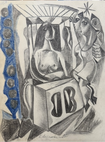 Arte . Alcindo M . Filho - Colagem - Técnica Mista - Med:100x1 foto 8
