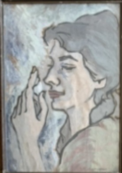 Arte . Cicero Dias - Figuras - OST- Med;54x65cm Sem Moldura  - foto 1