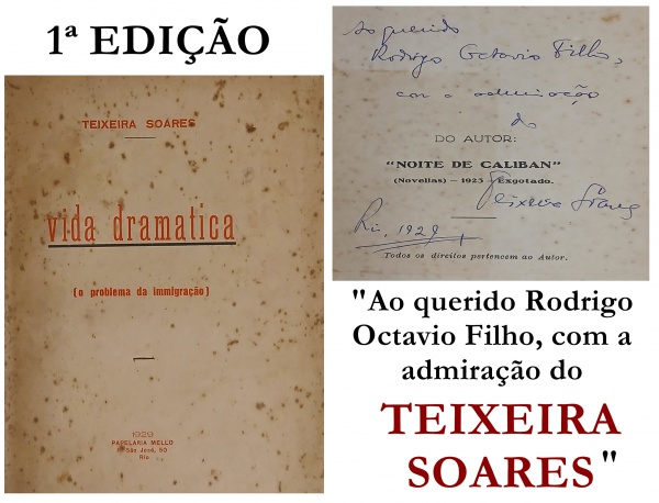 Joias . SOARES, Teixeira. NOITE DE CALIBAN...(Contos). Rio de J foto 1