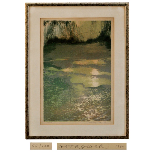 Arte . TOMIE OHTAKE (1913-1915). Composição Amarela. Óleo sobr foto 3