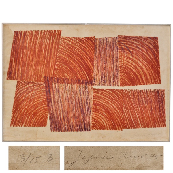 Arte . TOMIE OHTAKE (1913-1915). Composição Amarela. Óleo sobr foto 6