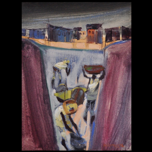 Arte . TOMIE OHTAKE (1913-1915). Composição Amarela. Óleo sobr foto 7