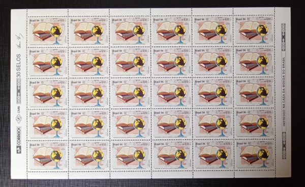 Joias . Brasil 1.994 - Homenagem a Ayrton Senna - RHM C1921/23 foto 1