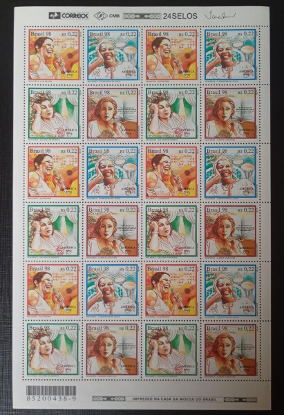 Joias . Brasil 1.994 - Homenagem a Ayrton Senna - RHM C1921/23 foto 3