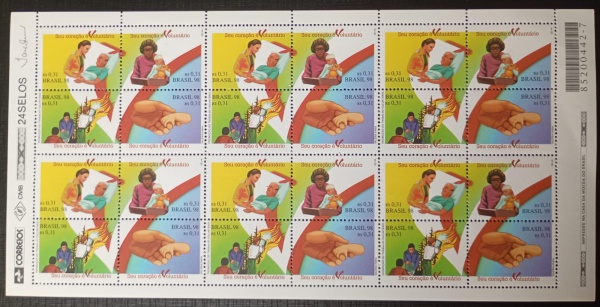 Joias . Brasil 1.994 - Homenagem a Ayrton Senna - RHM C1921/23 foto 4