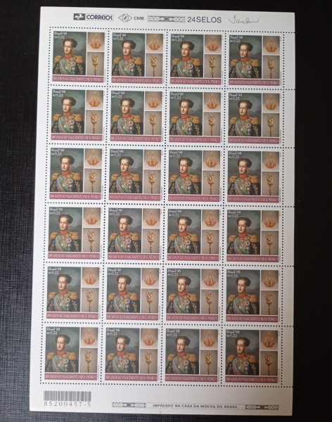 Joias . Brasil 1.994 - Homenagem a Ayrton Senna - RHM C1921/23 foto 8
