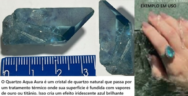 Joias . TURMALINA PARAIBA AFRICANA -  LAPIDAÇÃO QUADRADA  - COR foto 6