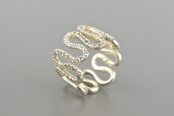 Joias . H STERN Anel Renascença Ouro Nobre 18k com Diamantes Brown - Aro 16 / Largura ...