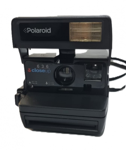 Joias . Câmera instantânea vintage Polaroid 636 Closeup, um modelo clássico dos anos ...