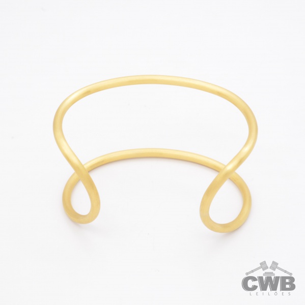 Joias . ANTONIO BERNARDO - Pulseira Percurso em Ouro Amarelo 18K, Dimensões: ...