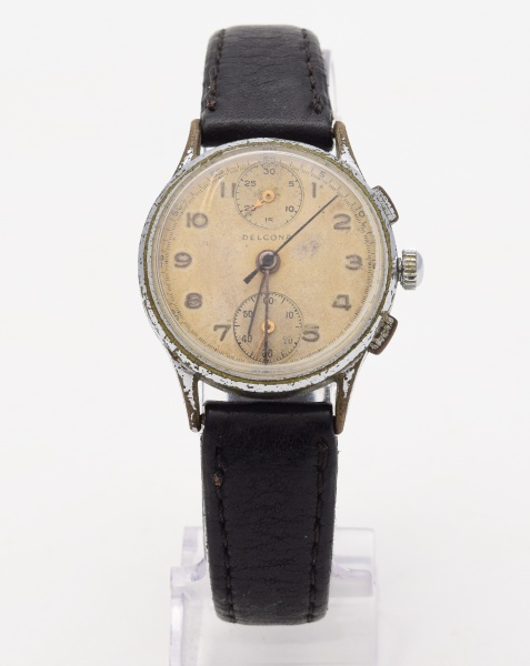 Relógio antigo de pulso Delcona Swiss / Tam: 3cm - Sem garantias futuras
