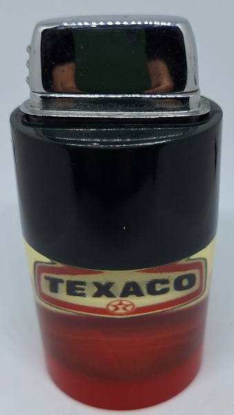 Isqueiro antigo em acrílico Texaco / 9cm