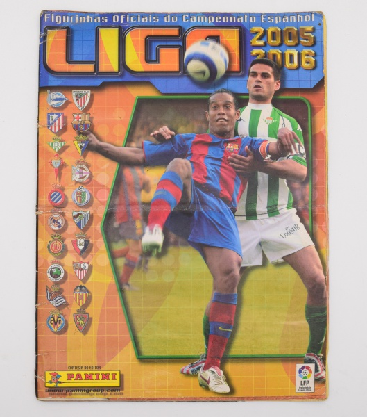 Albúm de figurinhas campeonato Espanhol - Completo /2005/2006