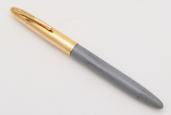 Caneta Tinteiro Sheaffer - Cinza com Dourado