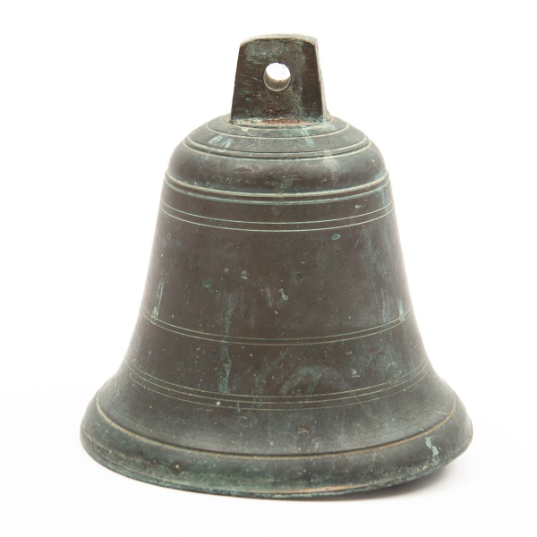 Sino em bronze / Tam: 7cm alt x 6cm larg