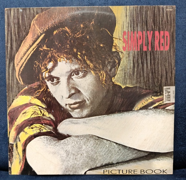Joias . LP Simply Red _ Picture Book (1986) capa e Disco BG+?EX com encarte