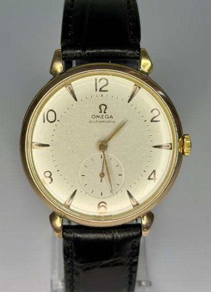 Relogios . Omega - Relógio suíço de pulso movimento automático com pulseira em couro com ...