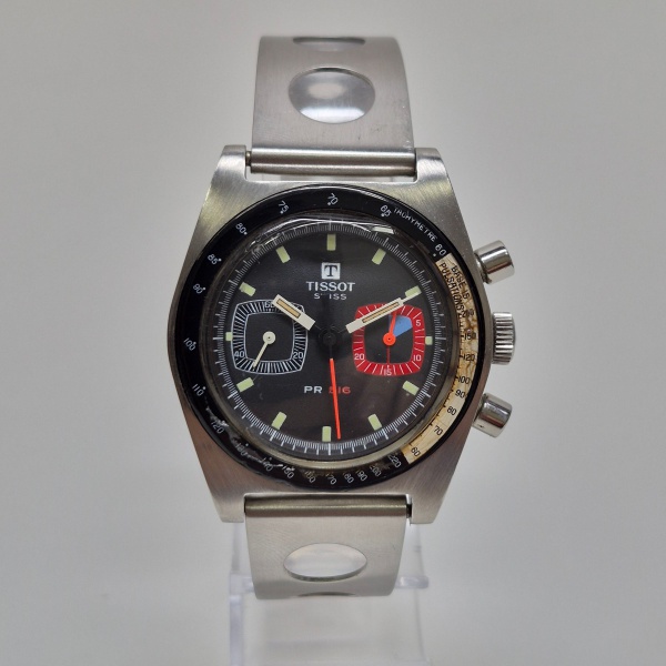 Relogios . Relógio Tissot, PR 516 Chronograph Pulsômetro Vintage, 36mm, Manual (Corda), ...