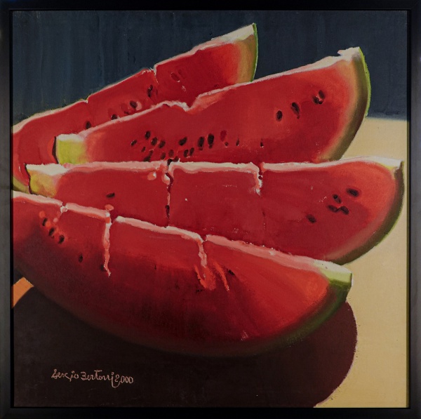 Arte . 5052 SÉRGIO BERTONI - PINTURA ÓLEO SOBRE TELA - TIPO DA ASSINATURA: FEITA A MÃO ...