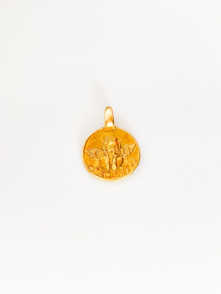 Joias . PINGENTE, HSTERN, EM OURO AMARELO, 18K, ANJO, TAMANHO: 1,1CM, COLECAO: SANTOS, ...
