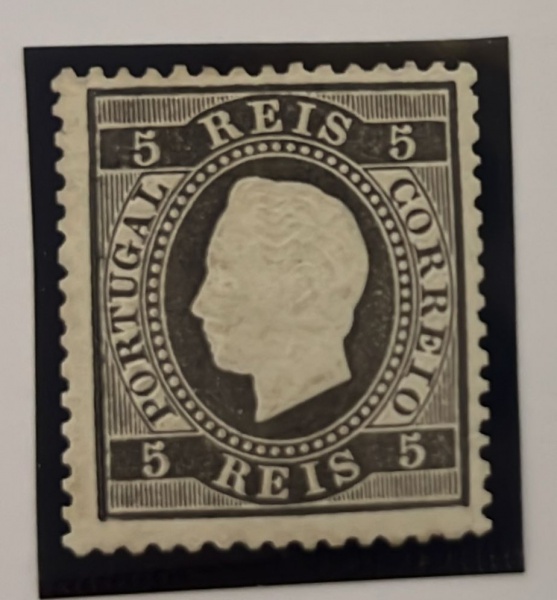 Joias . Portugal 1870/1880 Nº37 Yvert 155 Euros Leve Marca De C foto 2