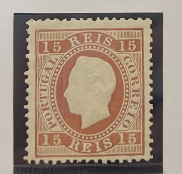 Joias . Portugal 1870/1880 Nº37 Yvert 155 Euros Leve Marca De C foto 3