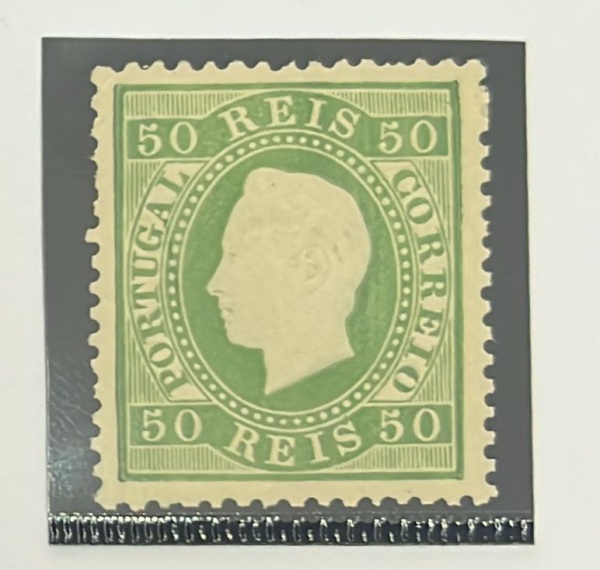 Joias . Portugal 1870/1880 Nº37 Yvert 155 Euros Leve Marca De C foto 5