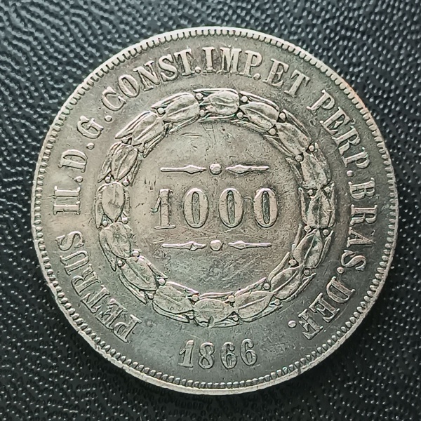 Joias . BRASIL 960 RÉIS 1817 R - P427 - Lindo Patacao - Prata foto 8