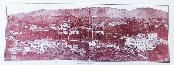 Arte . Gravura de autoria de Luiz Brum - Friburgo, Panorama Pa foto 1