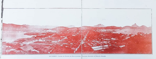 Arte . Gravura de autoria de Luiz Brum - Friburgo, Panorama Pa foto 4