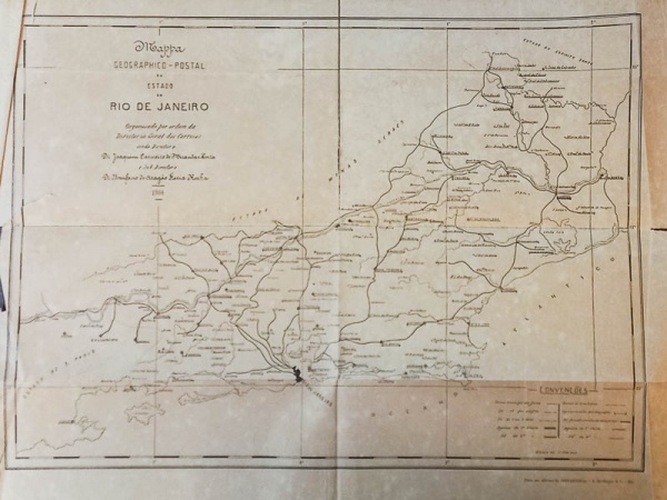 Arte . Mapa Viação do Estado do Rio de Janeiro - Rio de Janeir foto 1