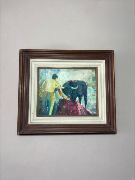 Lote 56 Òleo sobre tela de Ivan Mario dos Santos, artista plastico contemporânio. Ao ... Valor inici