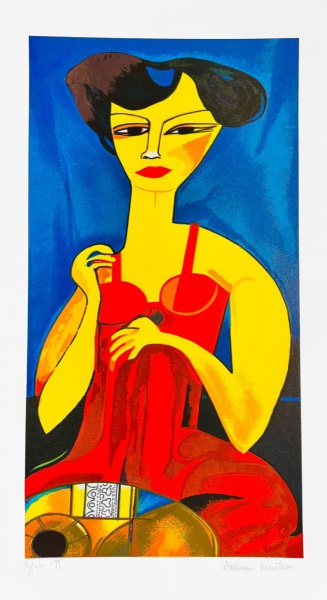 Arte . ALDEMIR MARTINS - Serigrafia, Medidas 70x50cm A.C.I.D - foto 3