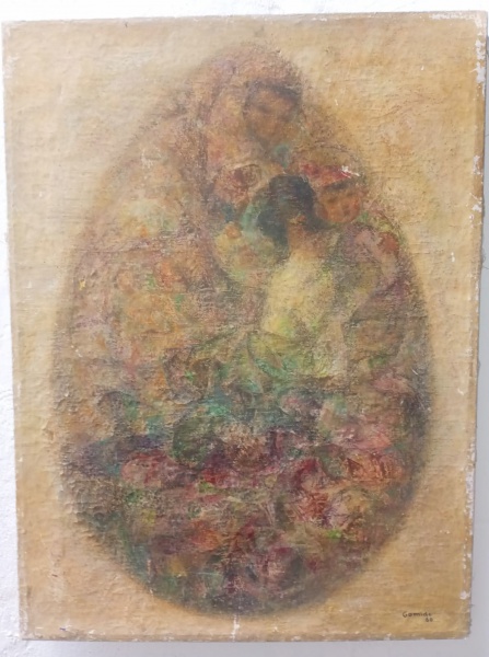 Arte . ANTONIO BANDEIRA "ABSTRATO" ASSINADO E DATADO 6 foto 3