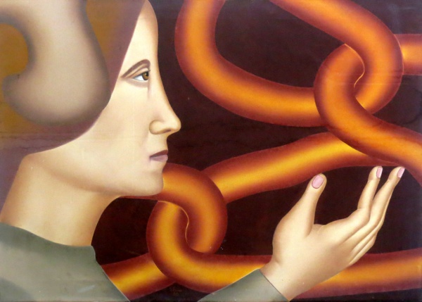 Arte . ANTONIO BANDEIRA "ABSTRATO" ASSINADO E DATADO 6 foto 6