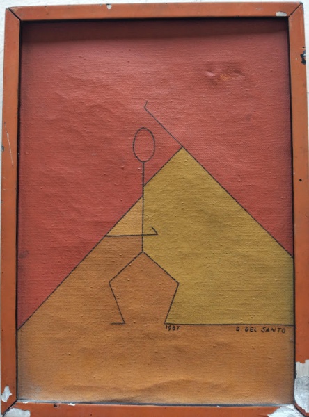 Arte . ANTONIO BANDEIRA "ABSTRATO" ASSINADO E DATADO 6 foto 7