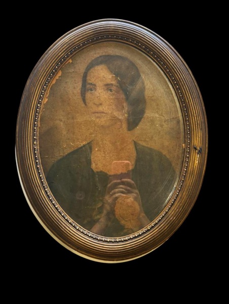 Joias . Duas antigas esculturas Portuguesas em gesso pintado e foto 3